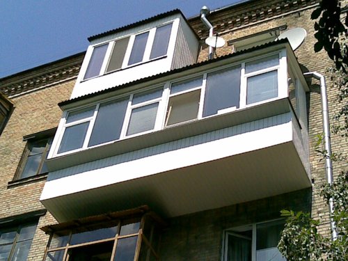 Фото расширения балкона
